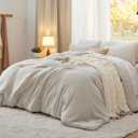 Bedsure King Blanket, Beige Soft 120" x 98"  Lightweight Microfiber Breathable Anti-Static Cozy Bed Blanket, All-Season Home Decor Gift for Men & Women Blanket Only