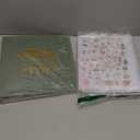 Lanpn Recipe Binder 8.5x11 3 Ring Kit, Waterproof Recipe Book to Write in Your Own Recipes, Blank Organizer Recipe Binder with 60 Plastic Sleeves,116 Recipes, Dividers,Labels & Stickers, Green