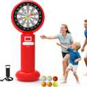 Inflatable Dart Board with Pump,5.6FT Inflatable Games Set with Basketball Hoop Feature,Dart Boards for Adults Kids,Fun Toss Games for Indoor,Outdoor,Backyard&Party Favor
