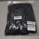 Womens Wedding Guest Midi Dress Flutter Sleeve V Neck Wrap High Low Bridesmaid Cocktail Formal Dresses for Women (Black, XXL)