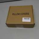 SYSLOON Decorative Throw Pillow Covers 20x12 Inch Set of 2,Pillow Covers for Couch Square Cushion Cases Pillowcases Home Decor Living Room Bed,Beige Yellow
