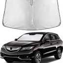 EcoNour Windshield Sunshade Compatible for Acura RDX 2013-2016 2017 2018, Sun Visor for Front Windshield & Window Sun Shade Cover, UV Heat Blocker & Protector, Car Accessories