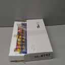 Tioncy Hand Painted Resin Chanukah Menorah Ice Cream Chanukah Multicolor Menorah for Hanukkah Gifts Jewish Holiday Party Favors