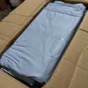 Intex 66810FL Inflatable Kidz Travel Bed Set, Includes Hand Pump and Carry Bag, Removable Mattress, Quick Inflation, Indoor Use, 42in x 66in x 10in, Blue with Star Print Frame