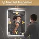 LOVESPEJO 22"x30" Backlit Mirror Bathroom, LED Bathroom Mirror with Lights