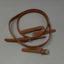 Semetall PU Leather Replacement 2 Pcs 67cm to 76cm Brown Replacement Purse Strap Leather Handles for Bags