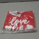 Douhoow Baby Boy Valentines Day Outfit Letter Print Sweatshirt Long Joggers Pants Boys Girls Festival Clothes (Red)