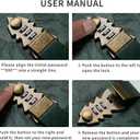 ZXHQ Lock Journal with Pen, A5 240 Pages Diary with Lock, Brown Edge, Refillable, Leather Hardcover (8.5  5.9inch) Dark Green