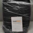 Huidasource Seat Covers, Nappa Leather Car Seat Cover with Lumbar Support, Ventilation Holes, Velcro Adjustable, Airbag, Full-Coverage Seat Covers, Universal Fit for Most Cars SUV Trucks, Black＆ Pink