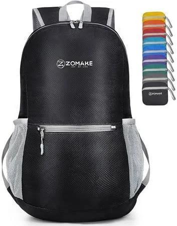 ZOMAKE 30/35/45L Lightweight Packable Backpack - Foldable Hiking Backpacks Water Resistant Large Folding Daypack for Travel