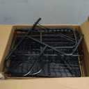 2 Tier Black Dish Drainer Drying Rack for Kitchen Counter, Large Stainless Steel Dishes Dryer with Drainboard, Space Saving, Big Rustproof Metal Modern Countertop Plates Strainer with Utensil Holder