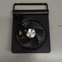 Koonie USB Fan, Strong Wind Ultra Quiet Small Desk Fan 220 Tilt Folding 3 Speeds Adjustable USB-C Corded Powered Personal Fan for Home Office Desktop Black (5.7 inch)