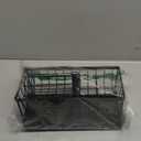 Cisily Sponge Holder for Kitchen Sink, Sink Caddy Organizer with High Brush Holder, Kitchen Countertop Organizers and Storage Essentials, Rustproof 304 Stainless Steel (Black, 9.25)