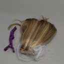 WIGNEE Butterfly OVO Weft Hair Extensions Human Hair, Double Invisible Glueless Remy Hair with Micro Beads, Blonde Ombre 18 Inch 100g, Add Volume & Length for White Women