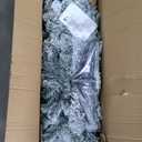 7.5 ft Prelit Premium Snow Flocked Hinged Artificial Christmas Tree with 450 Lights