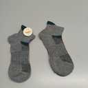 6 Pairs Merino Wool Ankle Running Hiking Socks Compression Support Breathable Thick Cushion No Show Socks for Women Men (Medium, Color Mix)