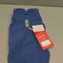 Gooby - Fleece Vest, Small Dog Pullover Fleece Jacket with Leash Ring, Blue, Medium (Medium (Around 11-lb))