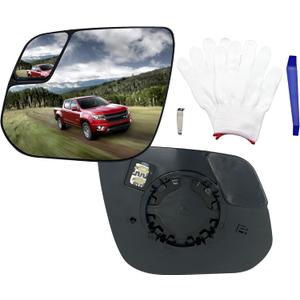 Right Passenger Side Mirror Replacement for Chevrolet Chevy Colorado,GMC Canyon 2015 2016 2017 2018 2019 2020 2021 2022 Rear View Mirrors Glass with Power Heated (OEM#23191161)