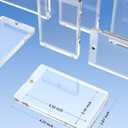 Lzerking 52ct Magnetic Card Holder 35PT One Touch Card Holder for Trading Cards Card Protectors Hard Plastic Card Cases for Sports Baseball Football Games Cards