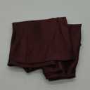 SOLY HUX Women's Elegant Satin Skirts High Waisted Flared Casual Work Office Fishtail Midi Skirt (Large, Red Violet)