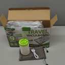 Vacuum Bags for Travel with Rechargeable air Pump, 9 Packs of 3 Sizes Vacuum Seal Bags for Clothing (9 Combo Set)