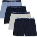 Beverly Hills Polo Club Men's 4 Pack Knit Boxer Short (XL)