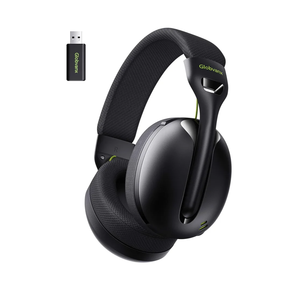 Wireless Gaming Headset for PS5, PS4, PC, Mac, Switch, 2.4GHz Gaming Headsets with Bluetooth 5.4, Hidden ENC Noise Canceling Mic, 35H Battery, 3D Spatial Sound, 3.5mm Wired-Full Black