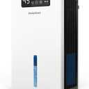 Dehumidifiers for Home, Humidity Display Dehumidifier, White Air Filter, Washable Filter, Automatic Defrost, Automatic Moisture Removal, Continuous Draining, Ergonomic Handle, Automatic Shutoff, Timer, Digital Display, Quiet Operation, Portable,Removable Tank, Comfort Operation, Anti-Spill