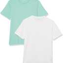 Amazon Essentials Men's Short Sleeve T-Shirts, Slim-Fit, Crewneck, Pack of 2