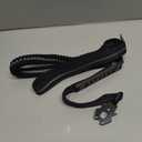 Joytale Tactical Dog Leash Heavy Duty, 4-6FT Shock Absorbing Bungee Lead with 2 Padded Handle, Metal Carabiner Clip, Car Seatbelt, Strong No Pull Leash for Medium Large X-Large Dogs, Black