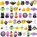 JOYIN 24 Pcs Halloween Mochi Squishy Toys, Halloween Classies Character Squishy Toys for Halloween Christmas Party Favors, Boys & Girls Birthday Gifts, Classroom Prize, Goodie Bag