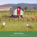 Youpehom Black Garden Fences Animal Barrier, 12.55"*16.48" Garden Border Fencing, Rustproof Metal No Dig Fence for Dogs, Outdoor Fence, Dog Fencing for Patio, Flower Bed, Farm (Medium 10 pcs)