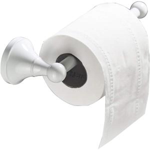 Flybath Toilet Paper Roll Holder Bar Without Cover Brass Wall Mounted, 20 cm/7.87 inches, White