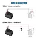 Runleader RL-HM057ADH1 Digital Hour Meter, Works for DC5V to 60V Powered Machine.