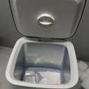 Towel Warmer for Bathroom, 16L Hot Towel Warmers Bucket with LED Display, 3 Heating Modes, Up to 24 Hour Delay, Luxury SPA Towel Heater with Handle - White/Black