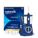 Waterpik Aquarius Water Flosser For Teeth Cleaning, Gums, Braces, Dental Care, Electric Power With 10 Settings, 7 Tips For Multiple Users And Needs, ADA Accepted, Blue WP-663