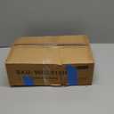 IBUYKE 5-Tier Tall Bookshelf,S-Shaped Geometric Bookcase, Wood Display Shelves with Storage,Industrial Bookshelf for Living Room Bedroom, Home Office, Rustic Brown WBC015H