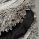 Plush Cat Tunnel Bed for Indoor Cats with Soft Cushion, Multi-Shape Play Cave with Hanging Balls, Large and Foldable Cat Donut Tunnel for Small and Large Pets (Brown)