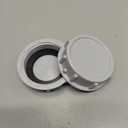 Qrity 2 Pack PVC Pipe End Cap Waste Processor Blanking Caps, Female Thread 54mm End Cap, Pipe Fitting Cap for Drain Pipe