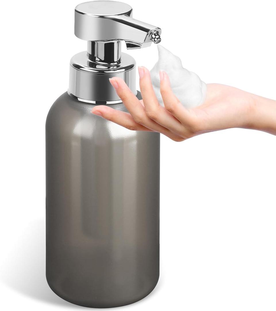 Automatic Soap Dispenser Touchless Auto Liquid Hand Dish Soap Dispenser Hands Free Electric Soap Dispenser Rechargeable for Kitchen Bathroom Green