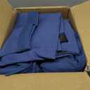 TegerDeger Anti-flip 12FT Hammock Large Hammock 450LB Capacity with Iron Spreader Bar & Nylon Rope for Outside, Patio, Garden, Backyard, Beach - Blue