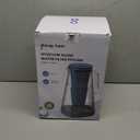 GLACIER FRESH 10 Cup Purela Glass Water Pitcher with 1 Ultrafiltration Membrane and Activated Carbon Filter, Reduces 99% Chlorine, PFOA&PFOS, Coliforms, White