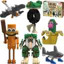 Myth Qholve Italian Brain Rot Unique Cartoon Characters Building Blocks 6 in 1 Educational & Entertaining Gift Idea for Kids Teens & Adults