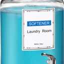 Laundry Detergent Dispenser,1 Gallon Glass Liquid Laundry Detergent Dispenser,for Bleach, Fabric Softener,Laundry Soap Dispenser,for Laundry Room Organization and Storage