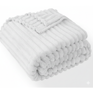 Throw Fleece Blanket for Couch - Super Soft Cozy Throw Blankets for Women,3D Striped Lightweight Blanket for Girls,All Seasons Flannel BlanketBed Home Decor44x60 Inches