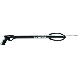Cressi Apache Aluminum Speargun with Galvanized Notched Shaft & Circular Elastic Band - Made in Italy: Quality Since 1946, 
Size: 45 cm | 17.7"