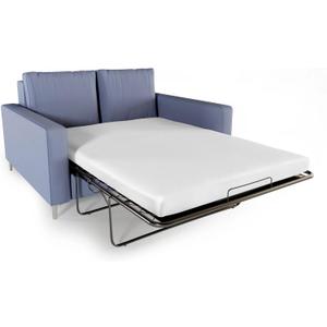 4.7 Inch Memory Foam Mattress Replacement with Washable Cover for Sleeper Sofa and Couch Beds, Queen Size, CertiPUR-US Certified (Sofa Not Included)