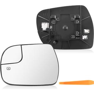 maXpeedingrods Driver Side Heated Mirror Glass Replacement for Toyota Sienna 2014 2015 2016 2017 2018 2019 2020, Right Side Rear View Mirror Glass 8790608080