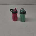 Tommee Tippee Insulated Sportee Bottle, for 12m+, 9oz, Pack of 2 Non-Spill Toddler Water Bottles, Pink and Mint, with Two-Piece Valve to Help Stop Spills, Bite-Resistant Spout and Easy-Hold Handle