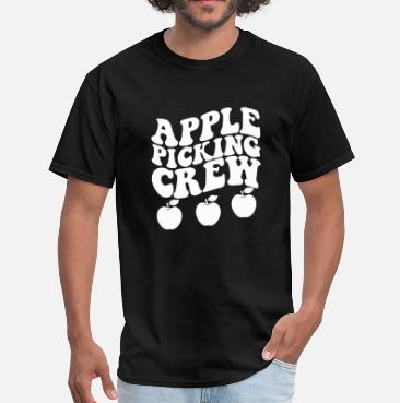 Apple Picking Crew Shirt Kids Apple Picking Family T-Shirt, Size:M